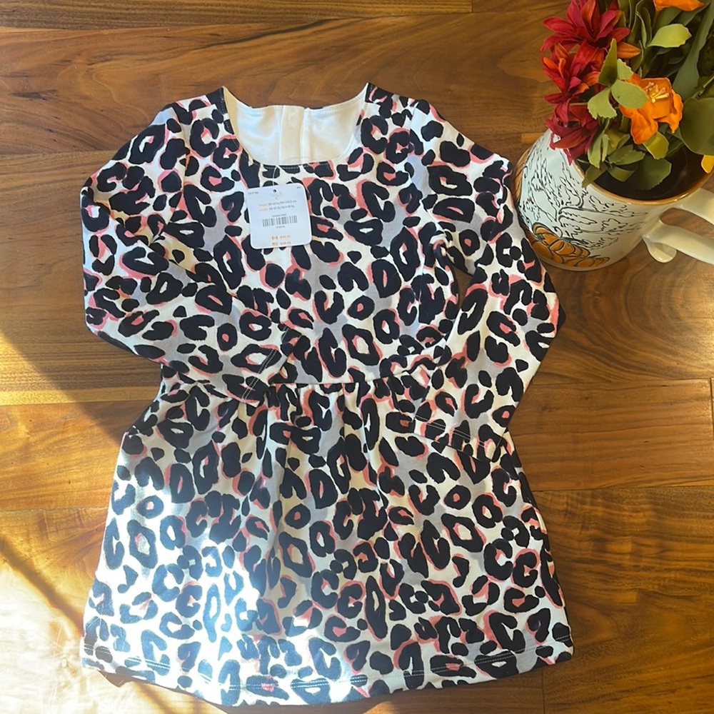 Gymboree Girls dress Size 4 NWT Leopard print
